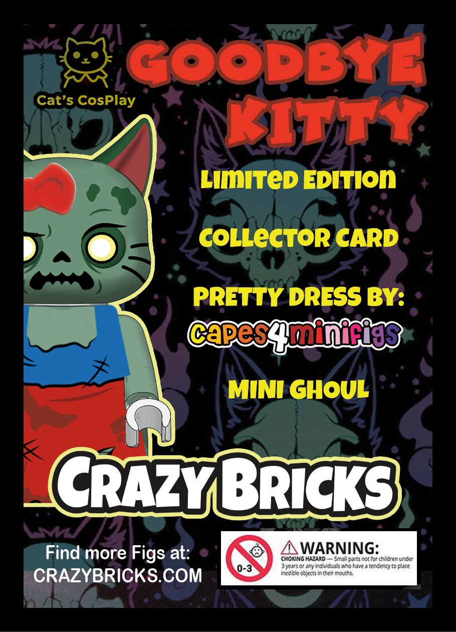 GOODBYE KITTY - Limited Edition Minifig | Crazy Bricks